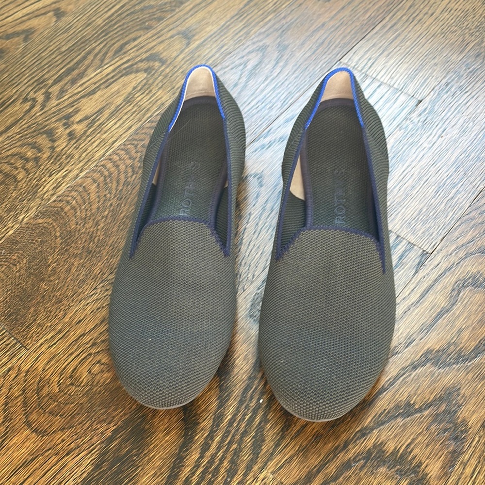 Rothy’s green loafers, Size 7.5
